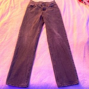 Levi’s 501 dark gray jeans